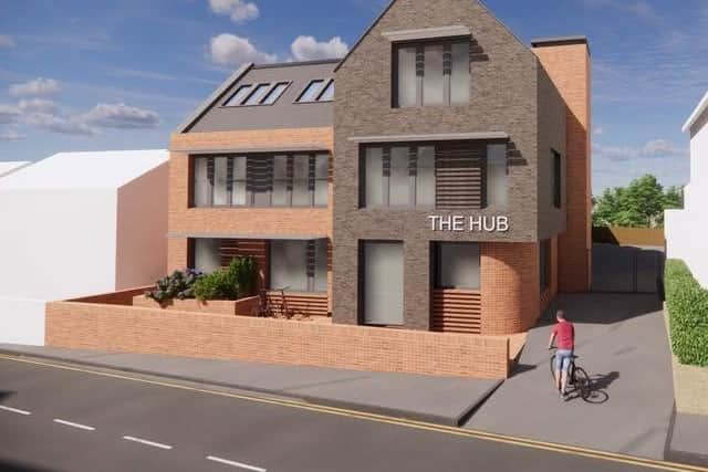 An artist's impression of how the new Kimberley Hub will look when completed.