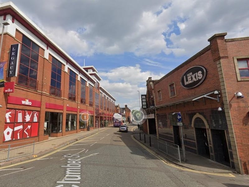According to figures in June 2026, 25 crimes were reported on or near Clumber Street. (Picture: Google Earth.)