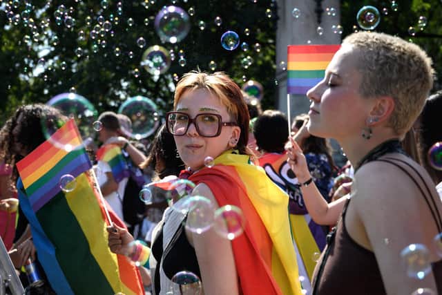 Revellers at a past Pride march.