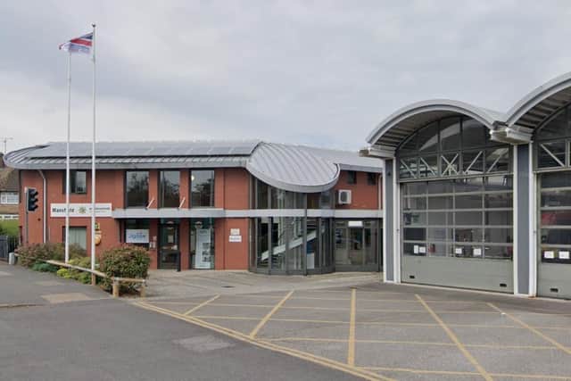 Mansfield fire station, Rosemary Street, Mansfield.