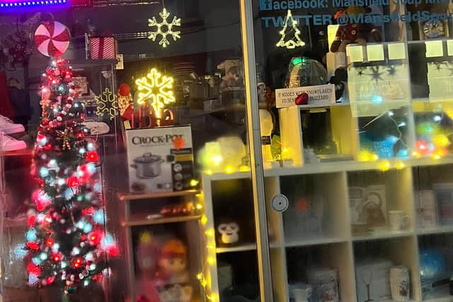 Christmas at the charity shop