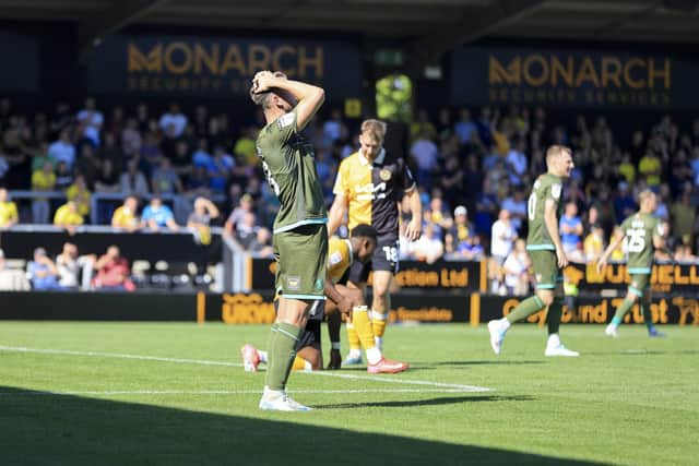 Action during the Sky Bet League 1 match against Burton Albion FC at the Pirelli Stadium Stadium, 02 Aug 2025 Photo credit Chris Holloway / The Bigger Picture.media