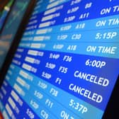 A number of flights are delayed or cancelled today - with most of those departing from Manchester. 
Credit - William Thomas Cain/Getty Images