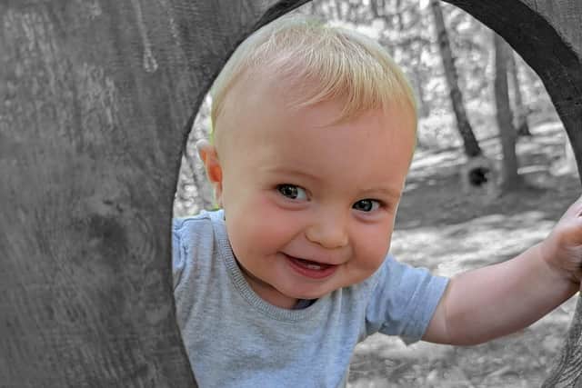 Rachel Collins won the People Category with 'Our son enjoying Brierley Park'