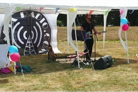 Acacia Radio, of Annesley, hosted much of the music and entertainment at the show. The line-up included Kirkby singer and guitarist Danny Draycott, son of Pete Draycott, the chief organiser of the event