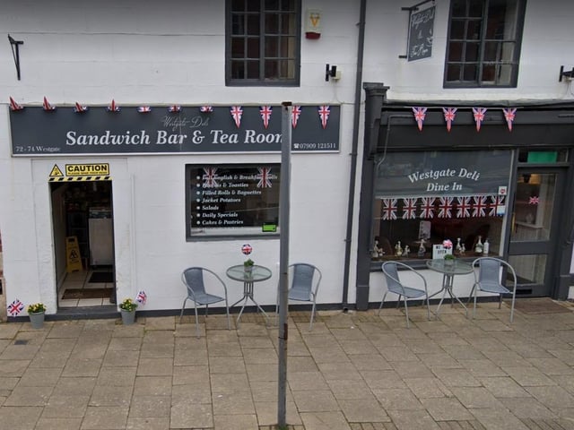 Westgate Deli Sandwich Bar & Tearoom on West Gate, Mansfield.
