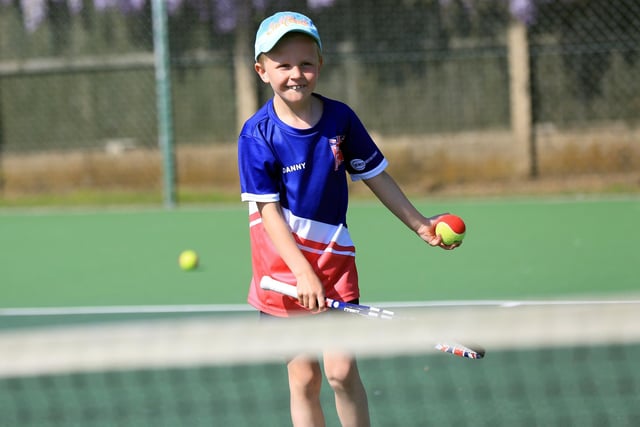 A lot of fun was had during the Tennis for Kids initiative in 2018.