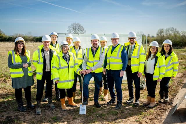 Ground breaking at Top Wighay