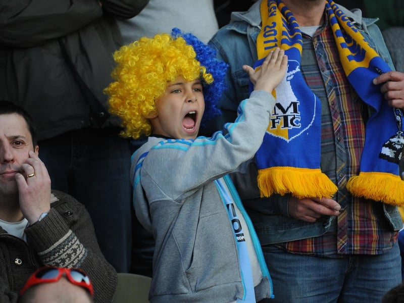 Mansfield Town's fans packed into the One Call Stadium on 20th April 2013 to see Stags beat Wrexham 1-0 and seal a return to the Football League. Matt Green's 40th minute penalty proved to be the decisive moment.