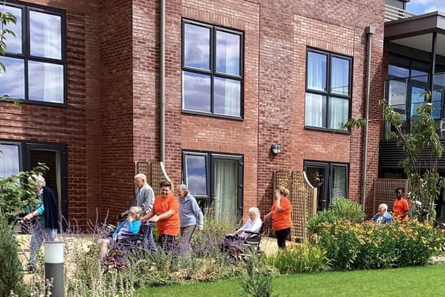 Residents and staff take steps for charity