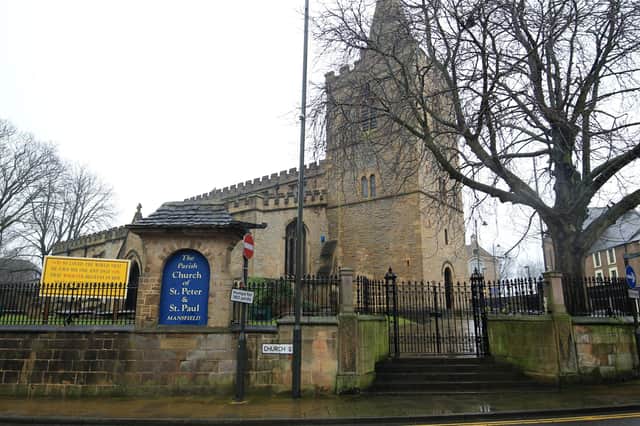 St Peter and St Paul's Church in Mansfield is among those set to receive funding