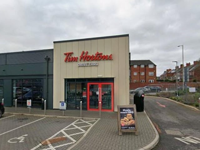 Tim Hortons on Stockwell Gate, Mansfield. One review said: "Good coffee, good pancakes."