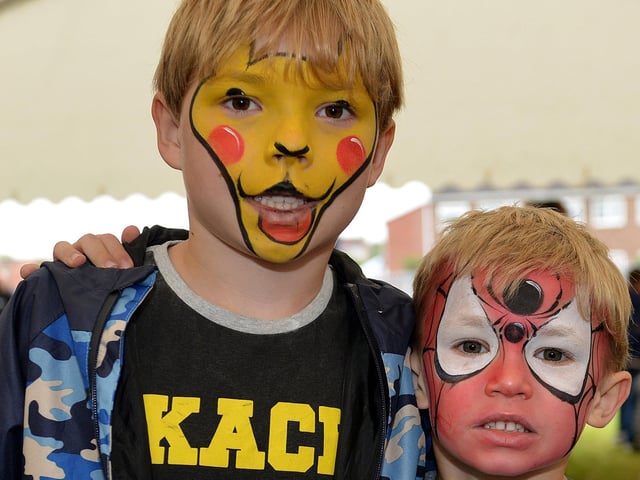 Jack Street, eight and Harry Street, six at the Summer Festival at Carr Lane Park, Warsop