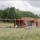 An artist's impression of how the new visitor centre will look. Photo: Submitted