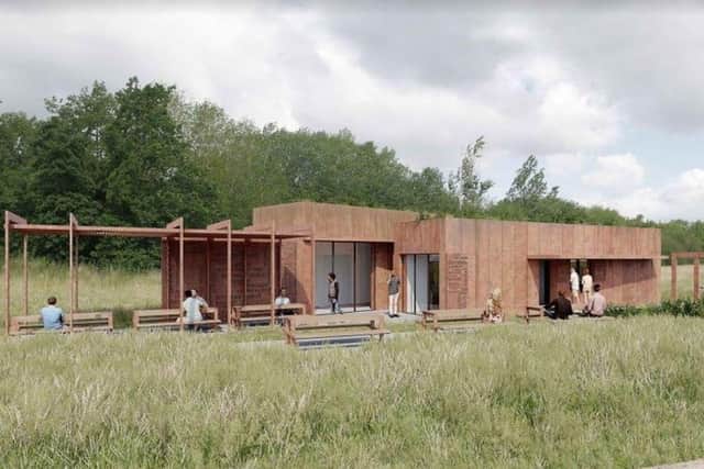 An artist's impression of how the new visitor centre will look. Photo: Submitted