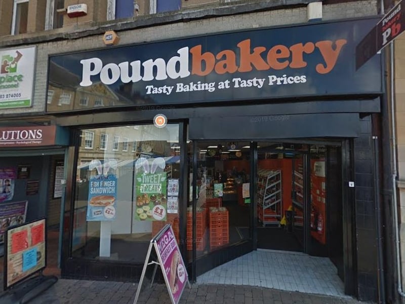 Poundbakery on Market Place, Mansfield. Last inspected on February 7, 2023.