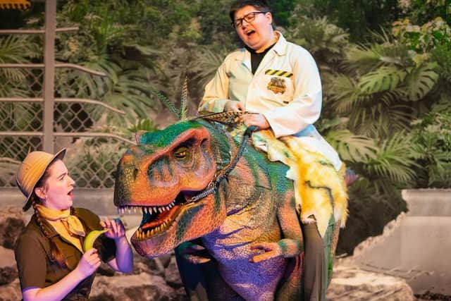 experience the thrill of getting up close with dinosaurs