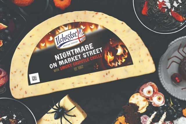 Nightmare on Market Street Cheddar with smoky chipotle chilli.