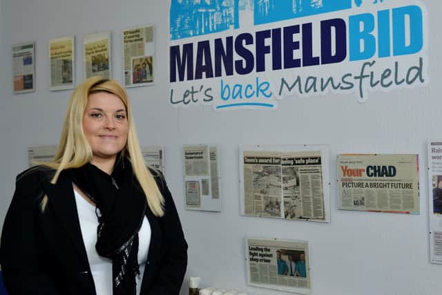 Nikki Rolls, the outgoing chief executive of Mansfield BID, insisted overall footfall in the town centre was up after Covid restrictions were lifted.