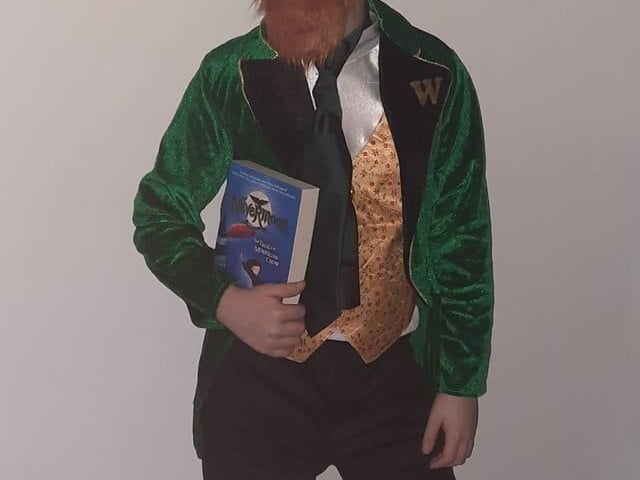 Warren, from Mansfield Woodhouse aged ten as Jupiter North from his favourite book series Nevermoor.
