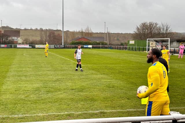 Gedling throw-in.