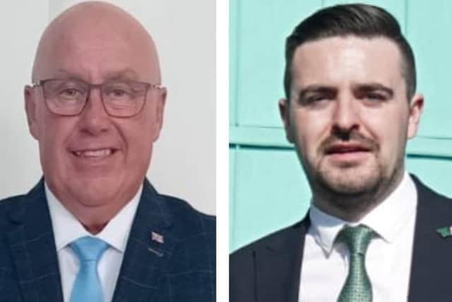 Council leader Coun Mick Barton (left) has dismissed as 'absolute nonsense' criticism from Tory group leader Coun Sam Smith. Photo: Submitted/National World