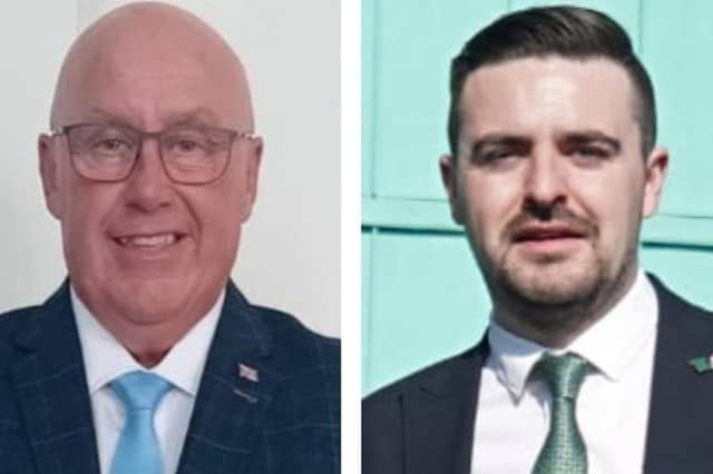 Council leader Coun Mick Barton (left) has dismissed as 'absolute nonsense' criticism from Tory group leader Coun Sam Smith. Photo: Submitted/National World