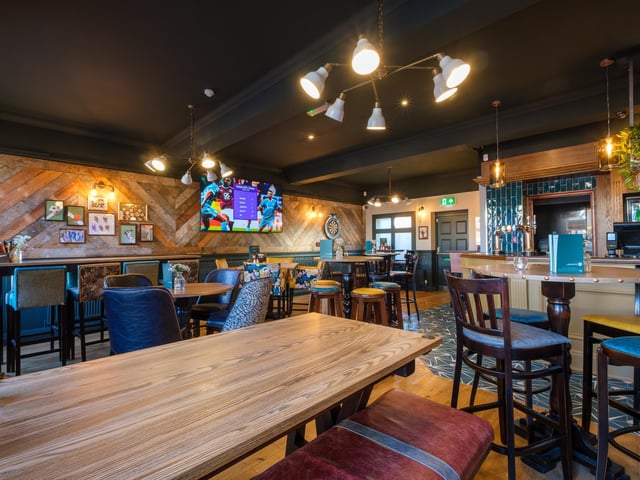 Thanks to an upgraded bar area ensuring quicker speed of service, new furniture and lighting, the Talbot Inn has a warm and welcoming atmosphere for customers.
