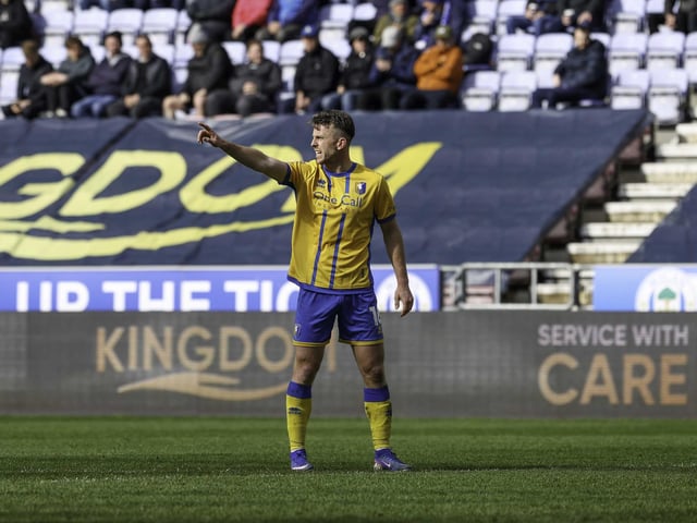 It wasn't one of his better games, but it certainly wasn't for the want on trying. Like Evans, he put in a good shift and threatened to beat his man and get on the shouder of the last man at times. In fairness, he was kept quiet by Wigan.