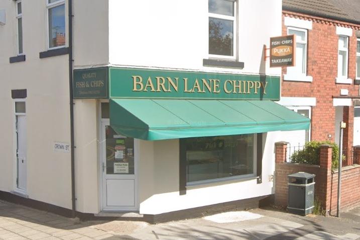 The chip shop was awarded a five rating on February 3.