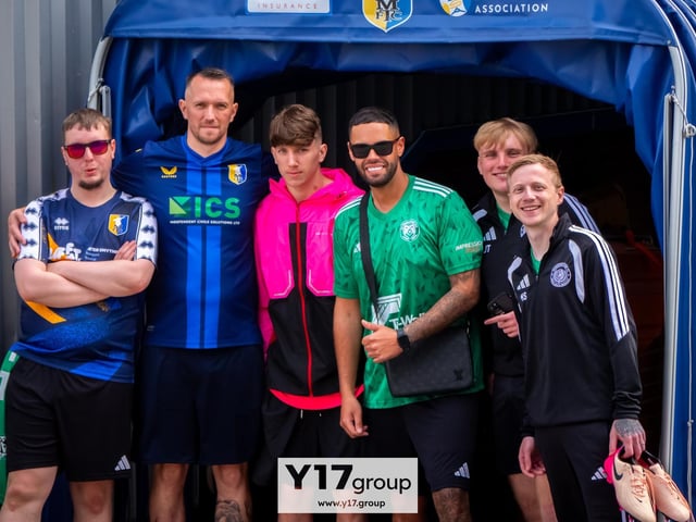 A large number of the group are lifelong Mansfield Town supporters and never imagined they would one day walk out onto the pitch at the One Call Stadium themselves.