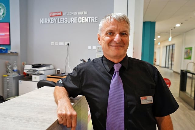 Lorenzo Clark, contract manager for Everyone Active at Kirkby Leisure Centre.