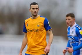 New signing Jamie Murphy - tired in the second half at Bristol Rovers.