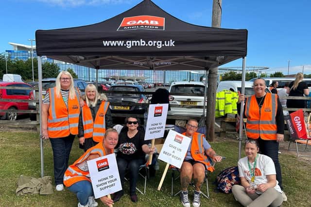 Image shared by GMB Midlands (Facebook).