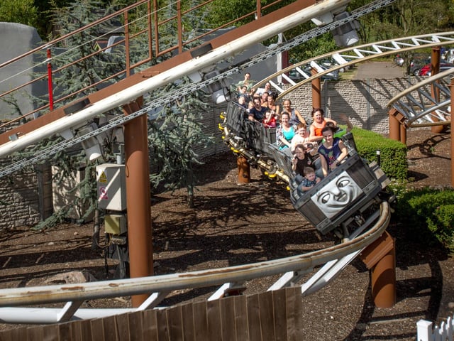 Drayton Manor Theme Park is near Tamworth, Staffordshire. Opening times are 10.30am to 5pm but it opens later at the weekend. For more information or to book tickets visit www.draytonmanor.co.uk.