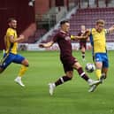 Action from Stags' win at Hearts tonight.