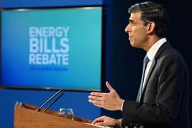 The Chancellor of the Exchequer announced the Energy Bill Rebate to help ease the cost of living burden. (Photo by Justin Tallis - WPA Pool/Getty Images)