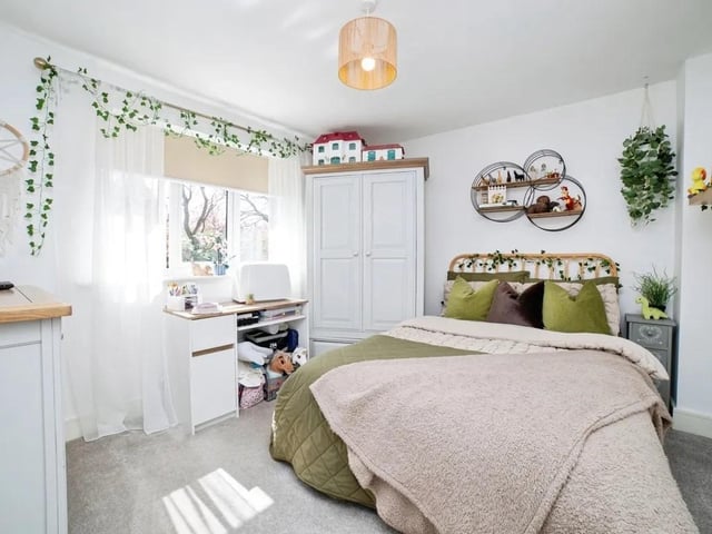 The bedrooms are bright, light and airy.