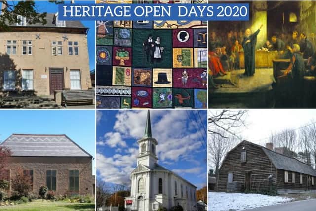Collage - Heritage Open Days -  The Old Meeting House, Mansfield Picture : Mansfield Unitarians -