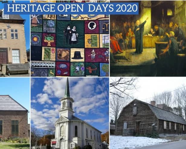 Collage - Heritage Open Days -  The Old Meeting House, Mansfield Picture : Mansfield Unitarians -