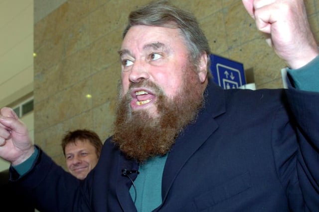 Brian Blessed (Robin Hood & Star Wars) was seen in Doncaster with Sean Bean unveiling the popular statue of Robin Hood at Robin Hood Airport.