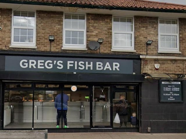 Greg's Fish Bar on Brown Avenue, Mansfield Woodhouse, was rated five out of five on November 21