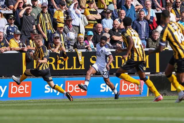 Nathan Moriah-Welsh's brilliant cross was tapped home by Michael Smith to give Mansfield a first half line-line.