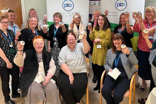 PICS staff and carers at the awards ceremony on June 6.