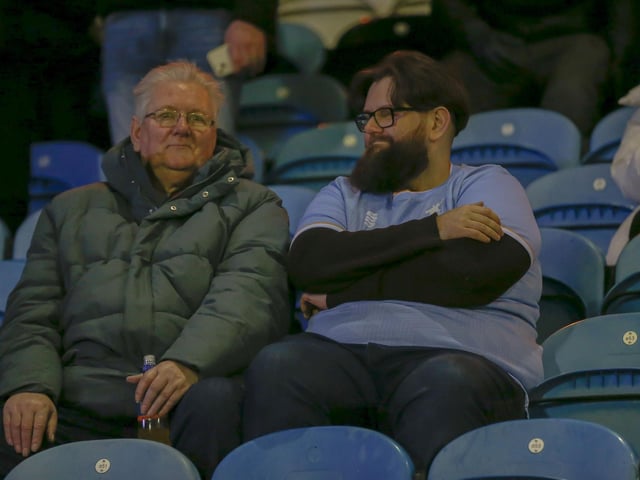 Mansfield Town fans ahead of the victory over Carlisle United