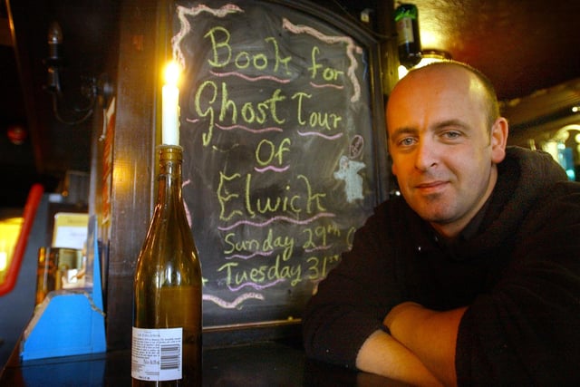 McCorville pub landlord Darren Holmes was planning a ghost walk at the Elwick pub in 2006.