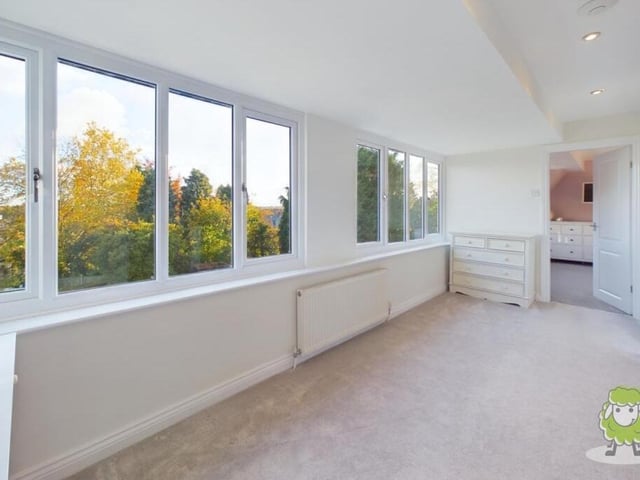 Time to move up to the first floor now and on to a sizeable landing that not only leads to three bedrooms but also offers breathtaking scenic views.