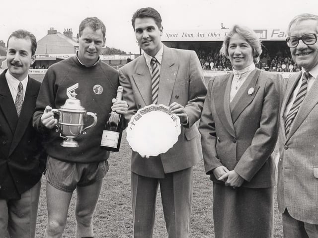 Phil Stant is Mansfield Town Player of the Year for 1991/92.