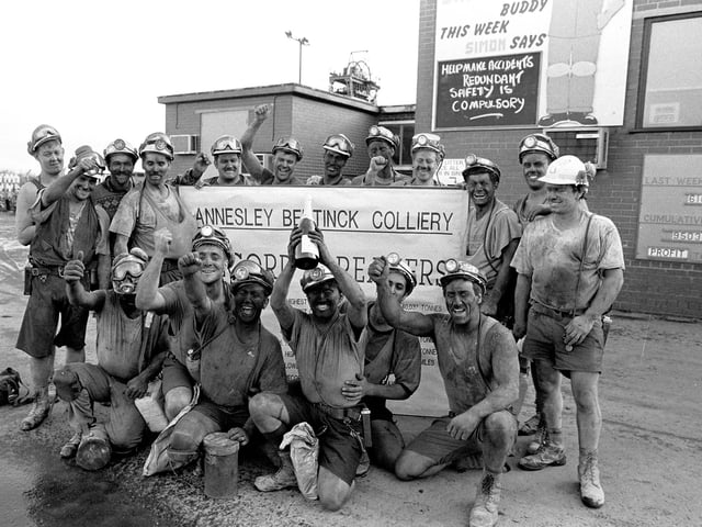 Miners smashed the old record of 55,000 tonnes with a massive 61,000 tonnes at Annesley Bentinck Colliery