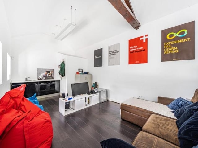 The annexe also features a cute kitchenette and toilet, with running water, and boasts underfloor heating